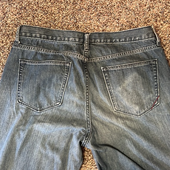 Men’s Banana Republic Jeans Distressed 32 x 30 Cotton Zipper Button Straight Leg - Picture 6 of 9